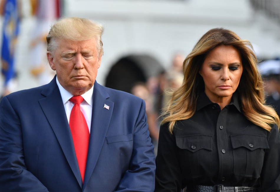 Presidente norte-americano e sua esposa testaram positivo para a Covid-19