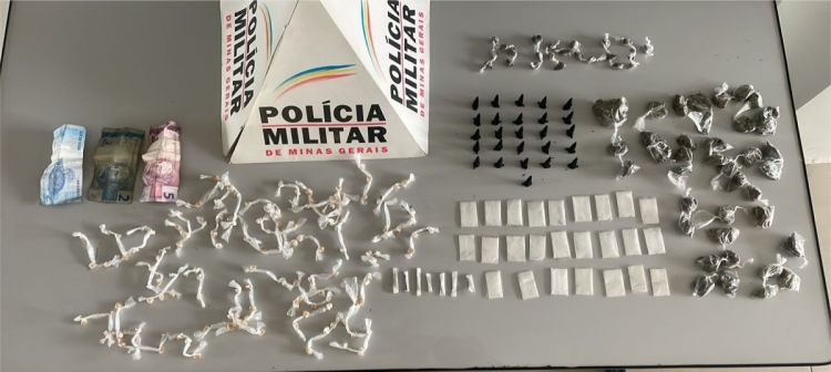 Adolescente é apreendido por suspeita de tráfico de drogas no bairro Concesso Elias, em Nova Serrana