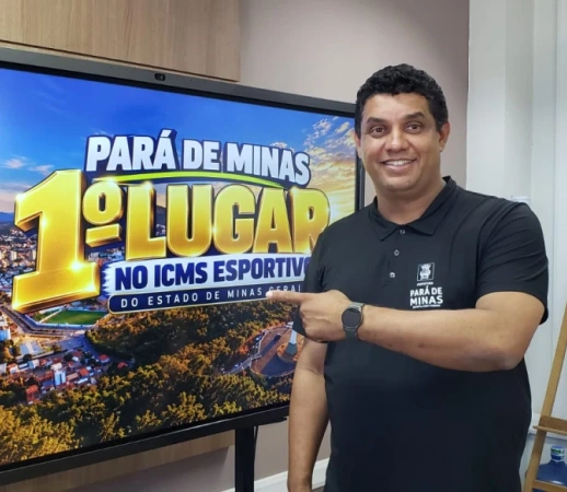 Pará de Minas conquista 1º lugar no ICMS Esportivo e receberá R$ 1 milhão em 2027