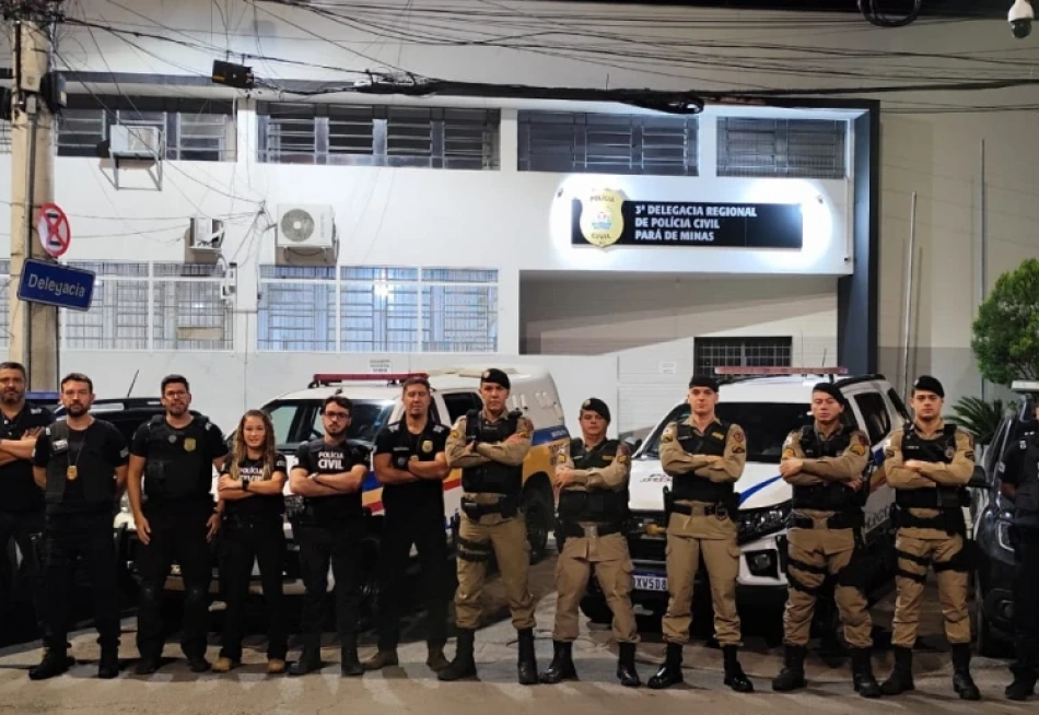 Polícia Militar realiza operação conjunta em Papagaios.