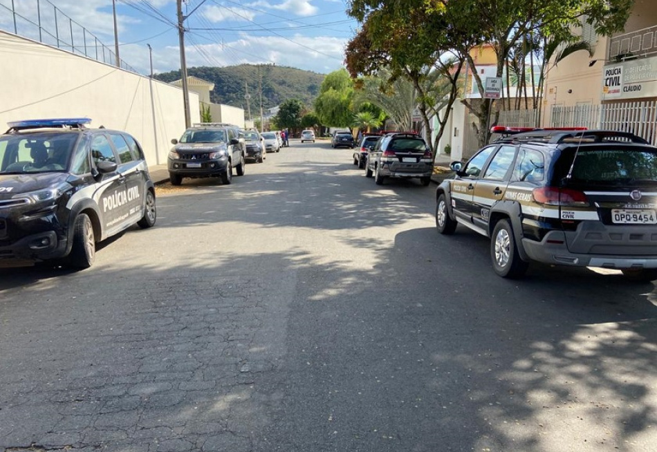 Polícia Civil de Minas Gerais deflagrou operação Cronos contra o tráfico de drogas em Cláudio