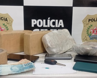 PCMG prendeu nesta terça-feira, em Itaúna, rapaz investigado pela prática de tráfico de drogas