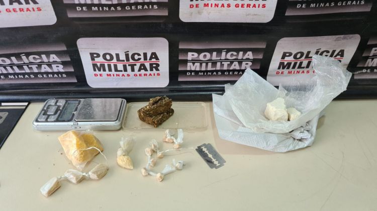 Polícia Militar apreende grande quantidade de drogas em Bom Despacho