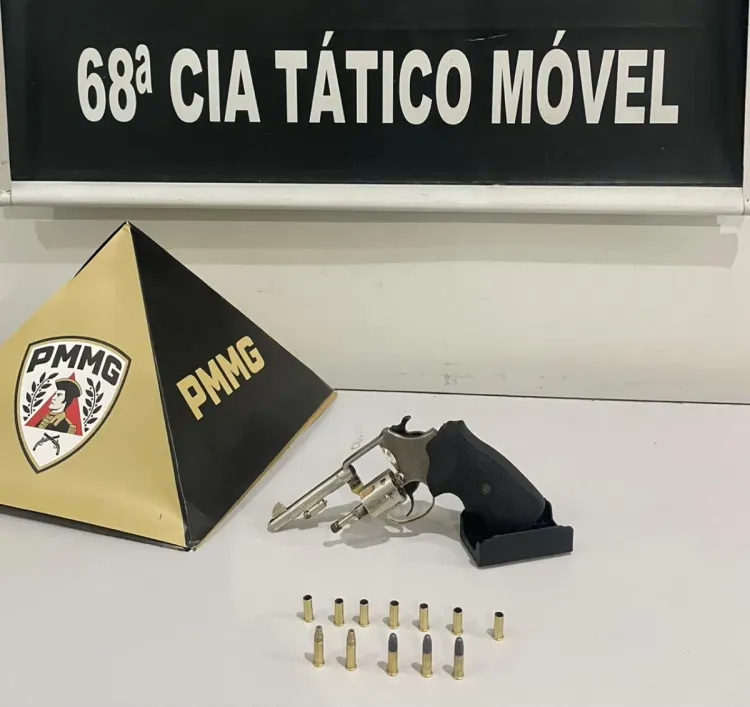 Polícia Militar prende suspeito por porte ilegal de arma de fogo em Nova Serrana