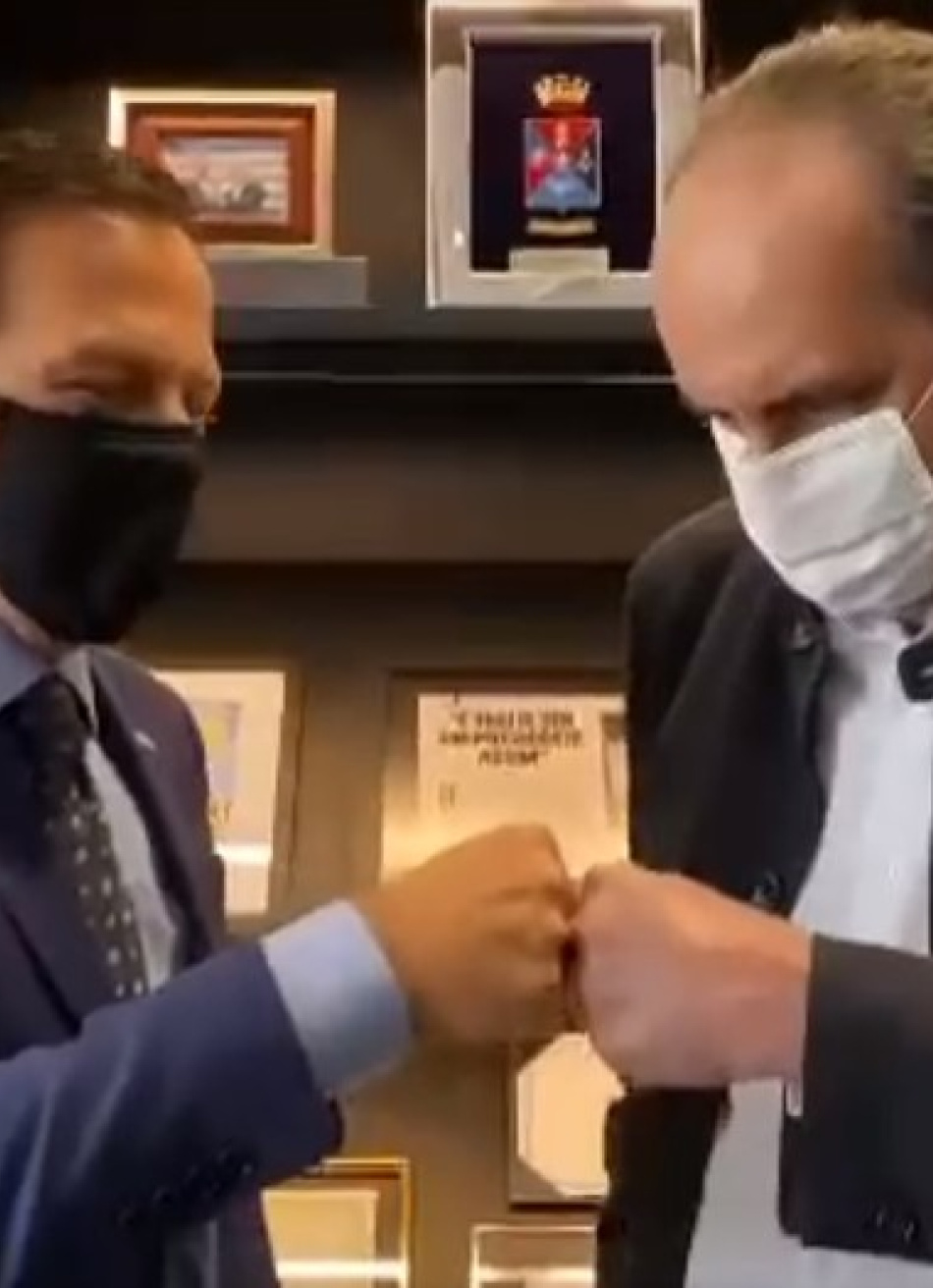 Prefeito de Belo Horizonte e governador de São Paulo se reúnem e formalizam acordo pela vacina contra a Covid-19