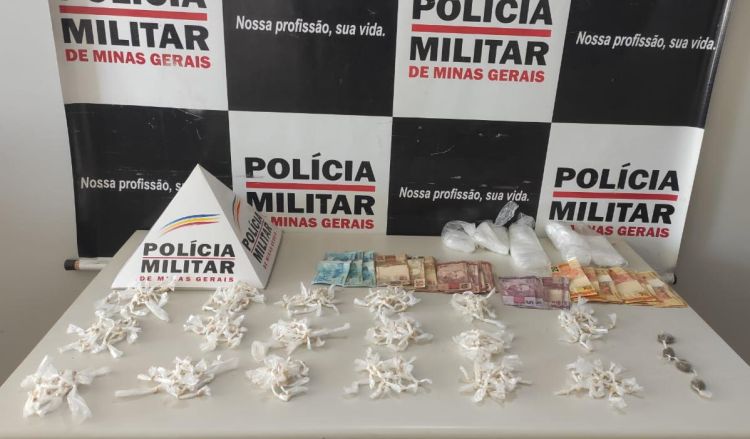 Polícia Militar apreende mais de 500 pedras de crack em Nova Serrana