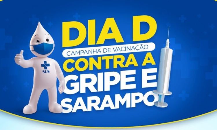 Municípios mineiros realizam neste sábado o Dia D da vacinação contra a gripe e o sarampo