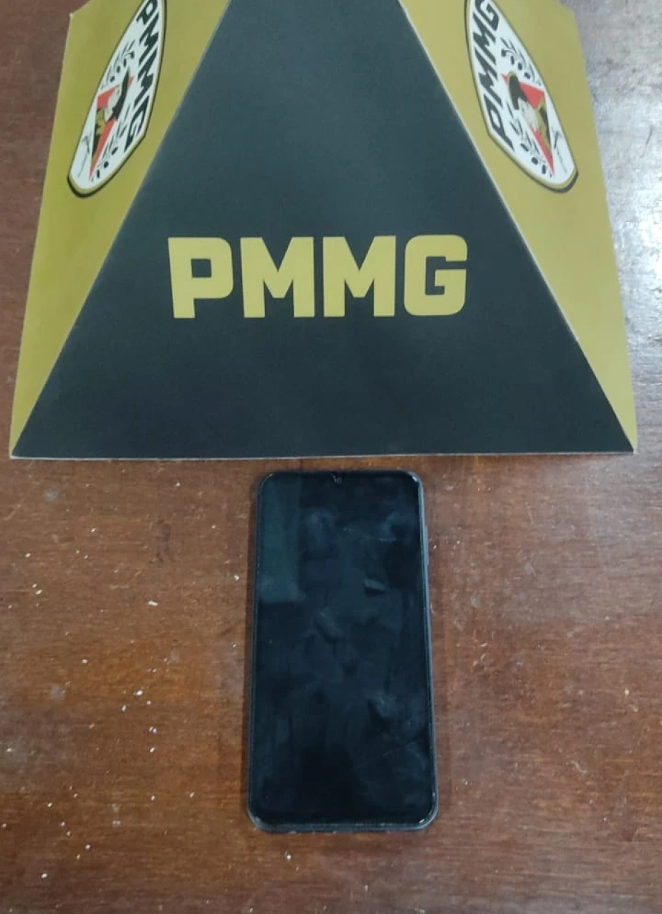 Pequi – Polícia Militar recupera celular furtado durante operação no bairro Fontinha