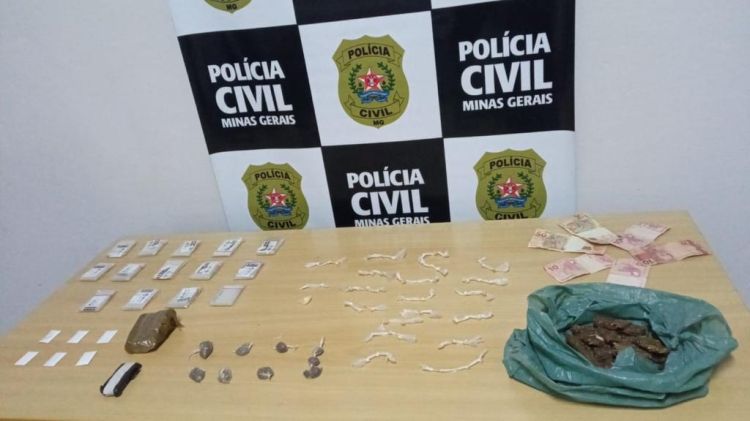 Operação da Polícia Civil detém seis pessoas em Nova Serrana por causa do tráfico de drogas