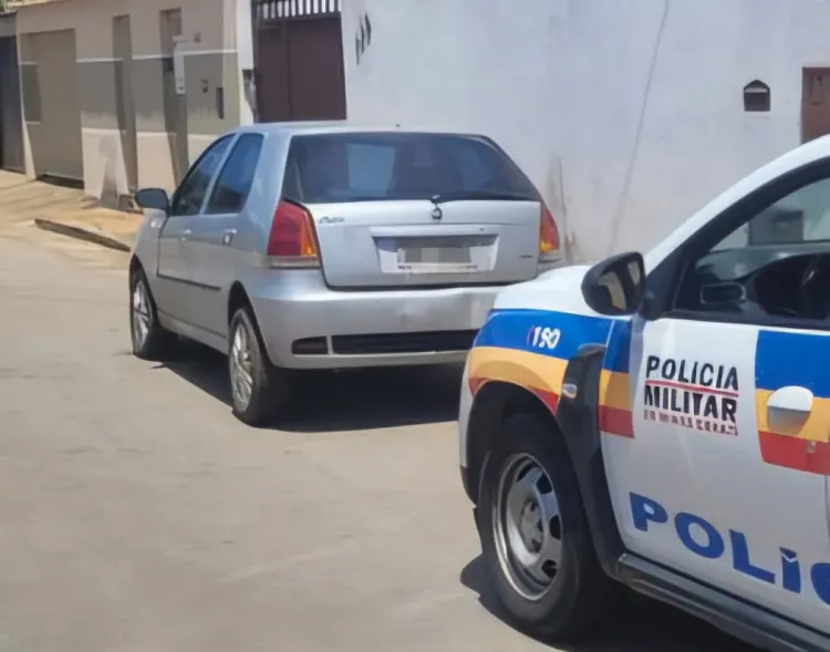 PITANGUI/MG – POLÍCIA MILITAR RECUPERA VEÍCULO ROUBADO