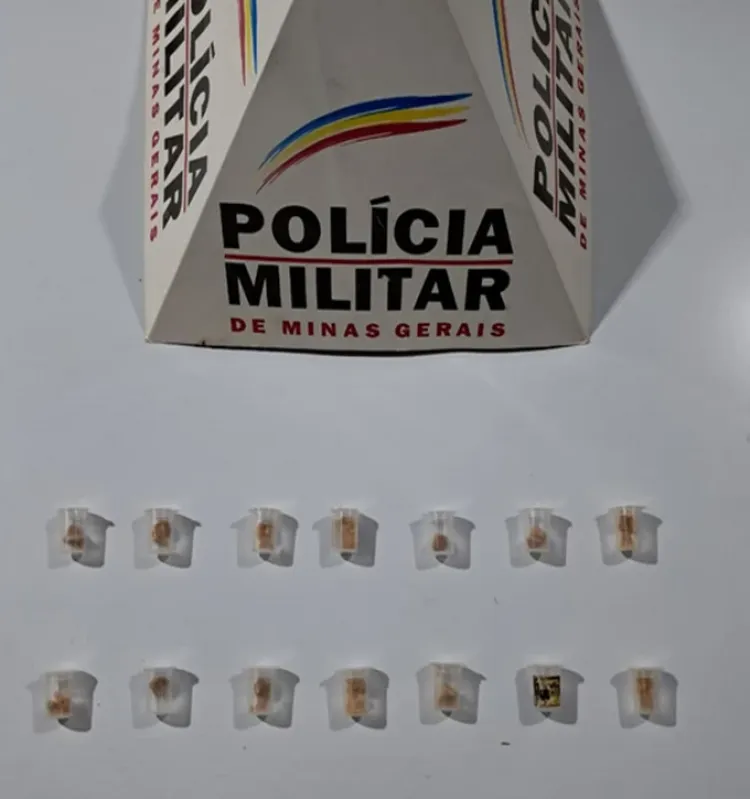 Polícia Militar prende homem por tráfico de drogas durante atendimento de violência doméstica em Conceição do Pará