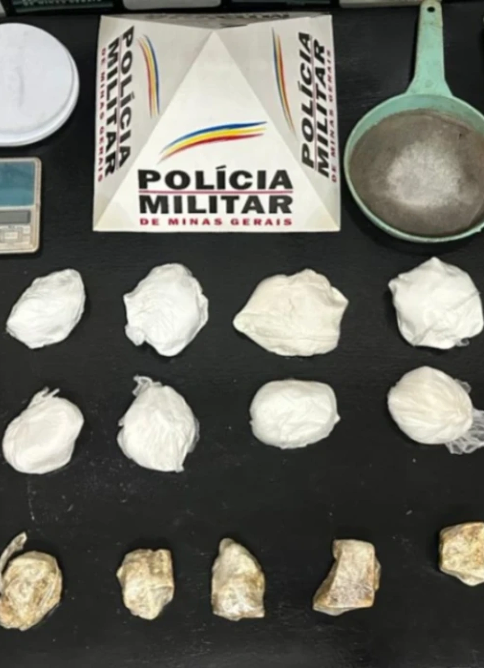 PARÁ DE MINAS – HOMEM É PRESO POR TRÁFICO DE DROGAS