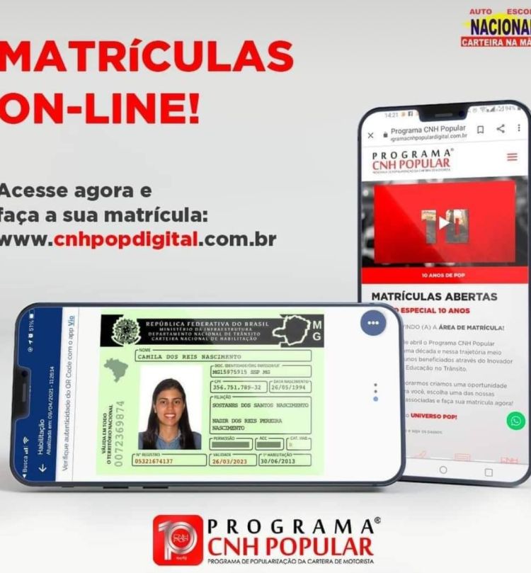 Programa CNH Popular completa 10 anos ajudando a população a obter a carteira de motorista