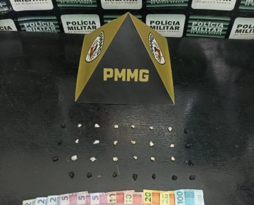 Pará de Minas – Polícia Militar prende suspeito por tráfico de drogas no bairro JK