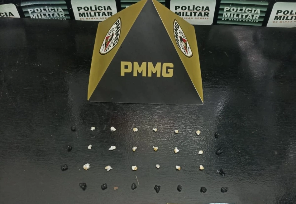 Pará de Minas – Polícia Militar prende suspeito por tráfico de drogas no bairro JK