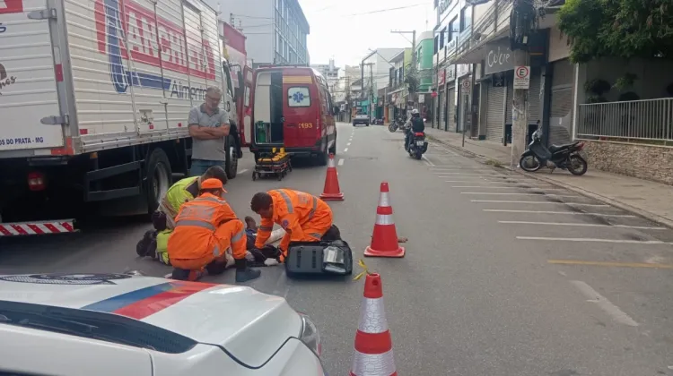Motociclista fica ferido ao colidir com cão em Pará de Minas
