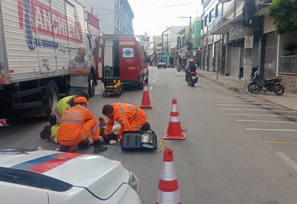 Motociclista fica ferido ao colidir com cão em Pará de Minas
