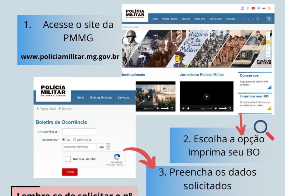 Polícia Militar passa a disponibilizar as ocorrências em seu site oficial para impressão
