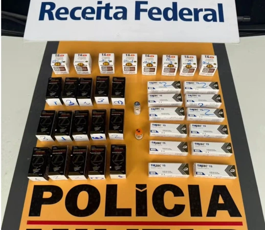 Dupla é presa com ampolas emagrecedoras e anabolizantes contrabandeados em MG