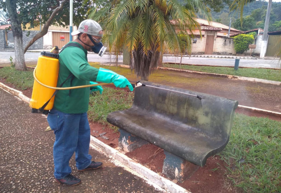 Prefeitura de Pará de Minas realiza nesta quarta-feira a desinfecção de áreas públicas em Ascensão e Bom Jesus do Amparo