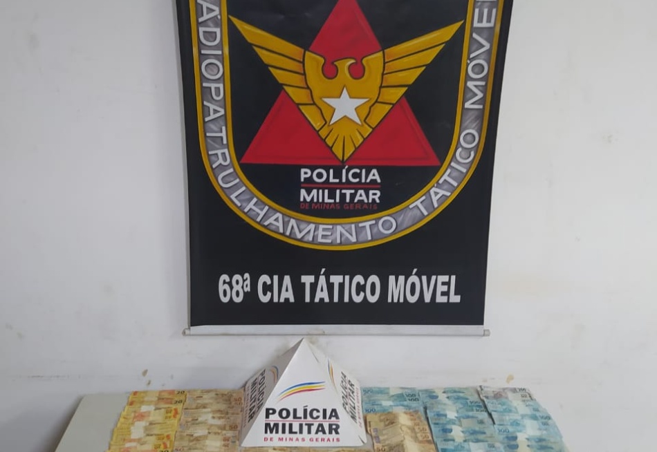 Homem é preso em Nova Serrana com drogas e grande quantidade em dinheiro