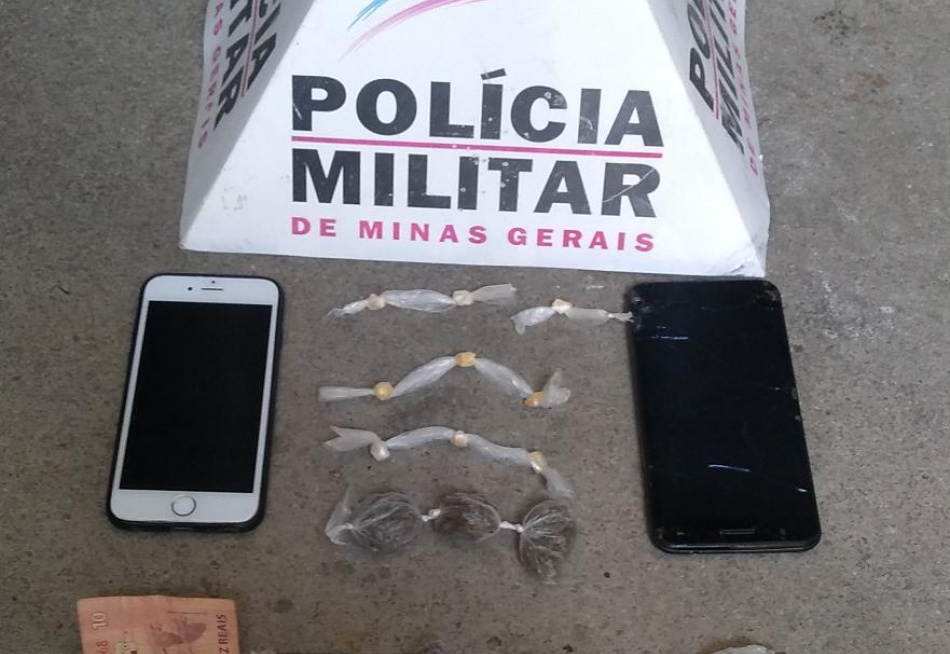 Rapaz é preso em Bom Despacho acusado de tráfico de drogas