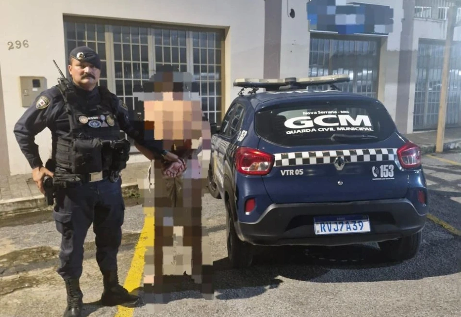 Homem é preso após agredir companheira com uso de cão em Nova Serrana