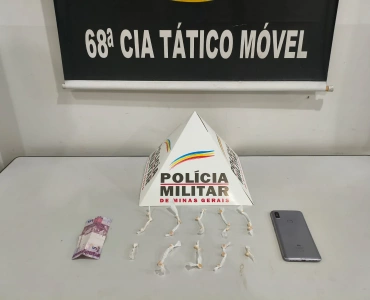 Adolescente é apreendido por ato infracional semelhante ao tráfico de drogas em Nova Serrana