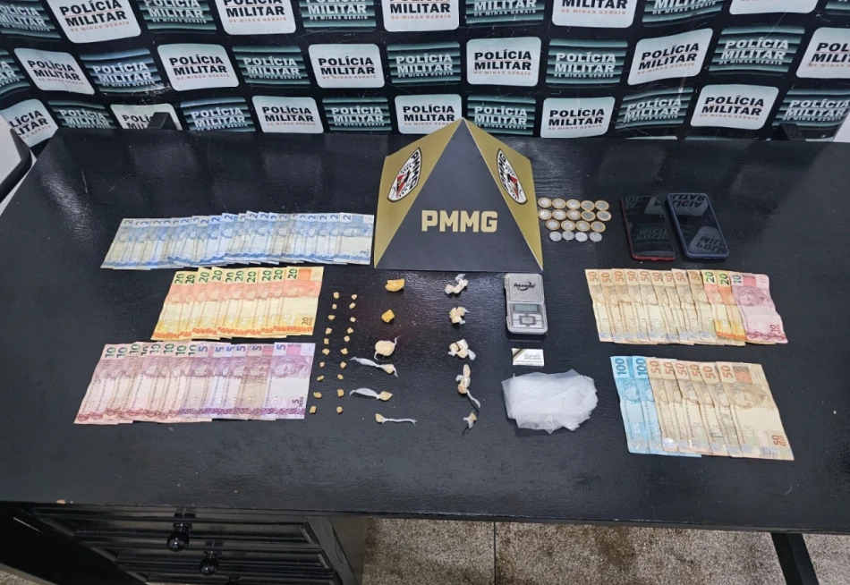 PM prende suspeitos por tráfico ilícito de drogas no bairro Vila Nossa Senhora Aparecida