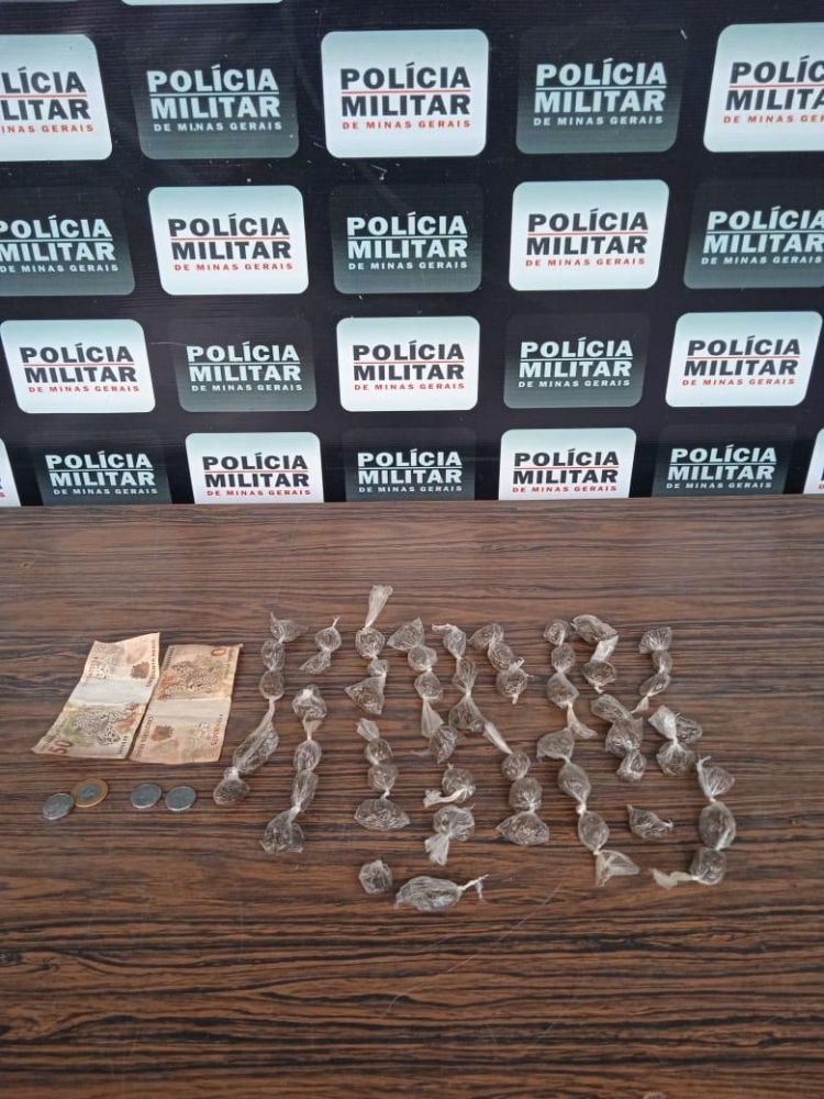 Homem é preso em flagrante em Pompéu por tráfico de drogas