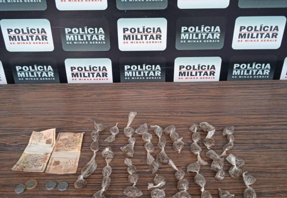 Homem é preso em flagrante em Pompéu por tráfico de drogas