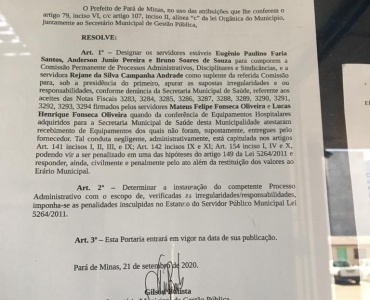 Secretário de Saúde declara que apuração sobre supostas irregularidades na aquisição de equipamento já está sendo resolvida