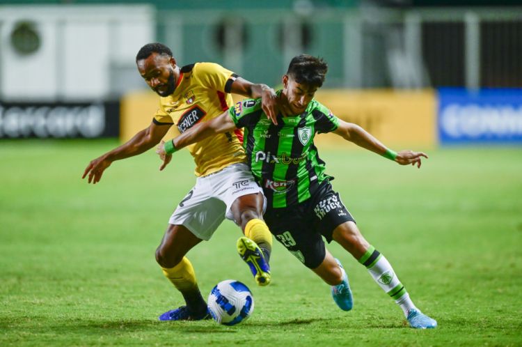 América empata em casa com o Barcelona de Guayaquil e decisão da vaga na fase de grupos da Libertadores fica para o confronto no Equador