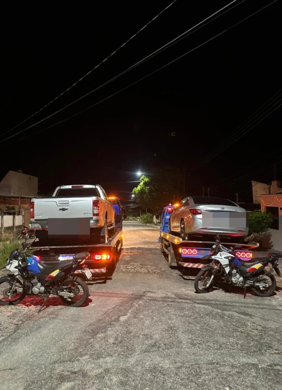 Pará de Minas – PM apreende veículos por perturbação do sossego no bairro Nossa Senhora de Fátima