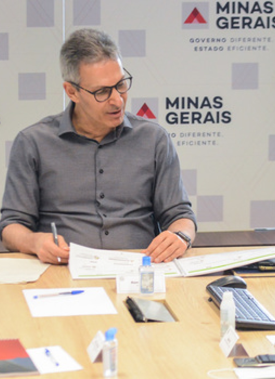 Romeu Zema apresentou Portfólio de Projetos 2021 ao líder da bancada mineira na Câmara