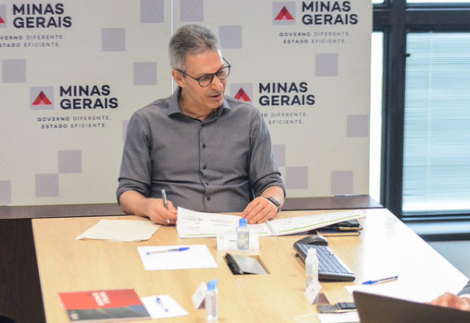 Romeu Zema apresentou Portfólio de Projetos 2021 ao líder da bancada mineira na Câmara