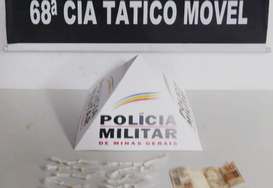 Polícia Militar prende dois jovens em Nova Serrana por tráfico de drogas