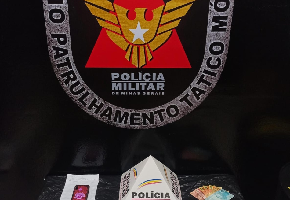 PM prende suspeito de praticar tráfico de drogas no bairro Cecília Meireles, em Pará de Minas