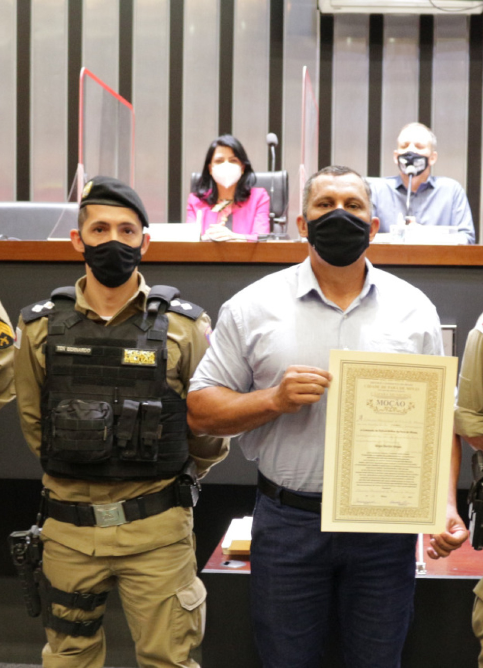 19ª Cia PM Ind recebe Moção de Aplausos na Câmara Municipal pelos serviços prestados à segurança pública