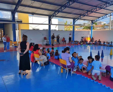 Leandro Ferreira/MG – Polícia Militar realiza ação educativa sobre os direitos dos idosos em escola municipal