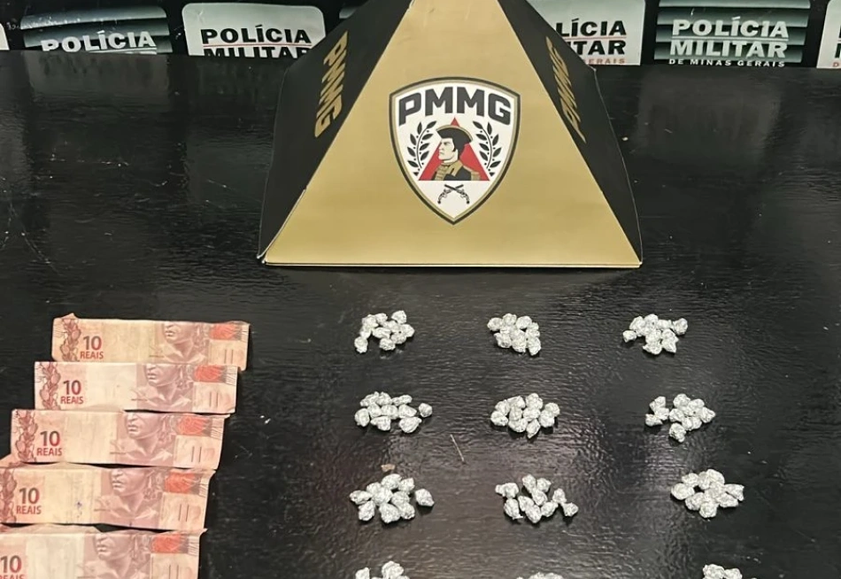 Pará de Minas– PM prende homem por tráfico de drogas