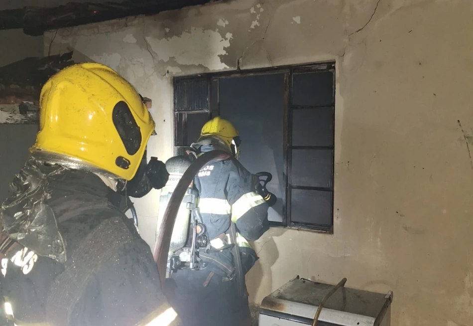 Incêndio em residência deixa um morto e mobiliza Corpo de Bombeiros em Divinópolis