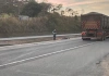 Mulher de aproximadamente 40 anos morre após ser vítima de múltiplos atropelamentos na BR-262