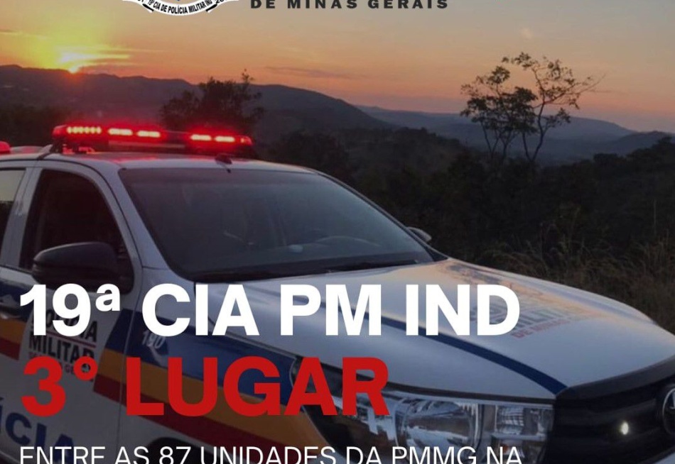 Novo ranking coloca a 19ª Cia em terceiro lugar entre as 87 Unidades da Polícia Militar no Estado quanto à diminuição dos índices criminais