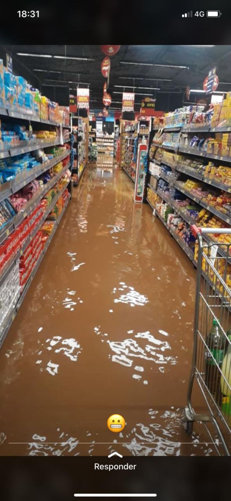 Chuva na tarde desta terça-feira volta a causar transtornos para a população de Pará de Minas