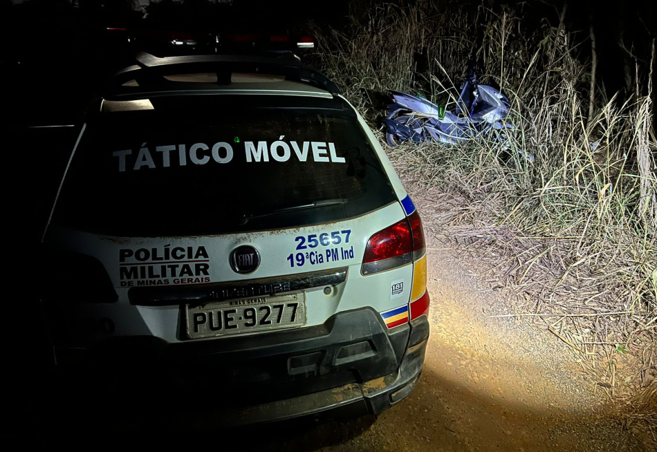 MOTONETA FURTADA EM 2018 É RECUPERADA PELA PM NO BAIRRO DOM BOSCO.