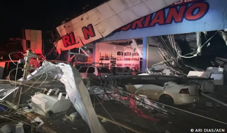 Paraná – Três tornados atingem o interior do estado