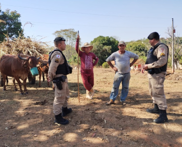 Polícia Militar realiza patrulhamento preventivo na zona rural de Pitangui e Conceição do Pará