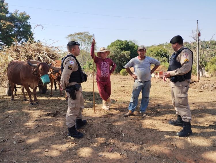 Polícia Militar realiza patrulhamento preventivo na zona rural de Pitangui e Conceição do Pará