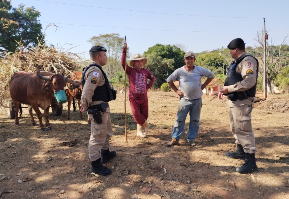 Polícia Militar realiza patrulhamento preventivo na zona rural de Pitangui e Conceição do Pará
